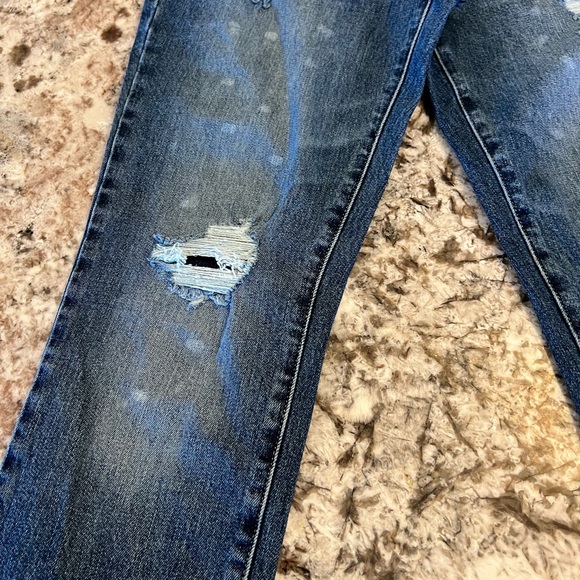 NEW Pac Sun Womens Jeans 32 x 32 Stacked Skinny Distressed Stretch Ripped NWT - Picture 9 of 10